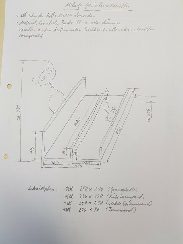 Fertigungsskizze