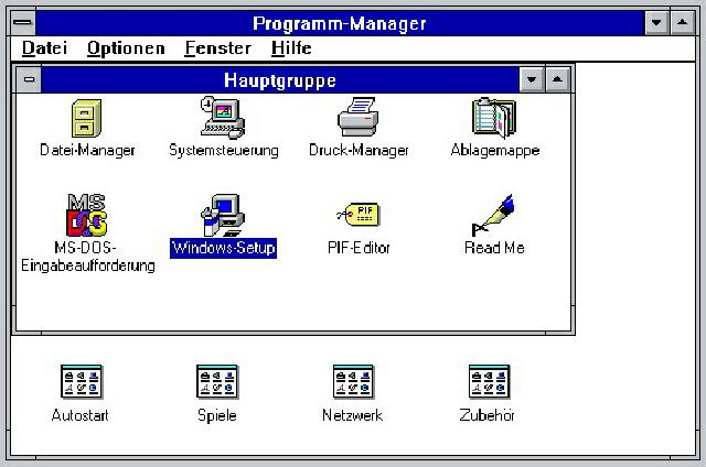 MS Windows 3.11